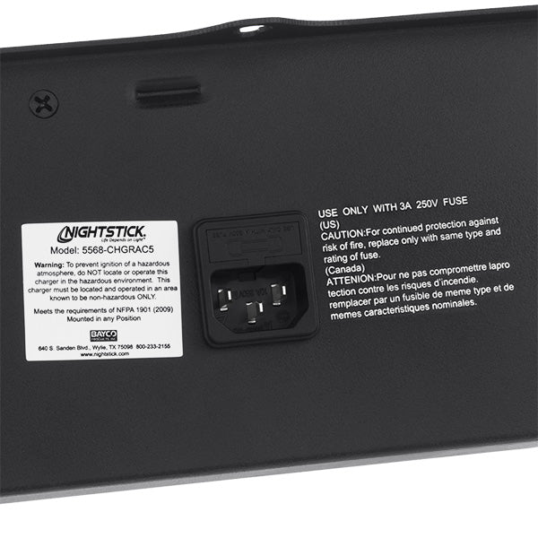 5568-CHGRAC5: 5-Bank AC Charger - Rechargeable INTRANT® Angle Lights - Image 3