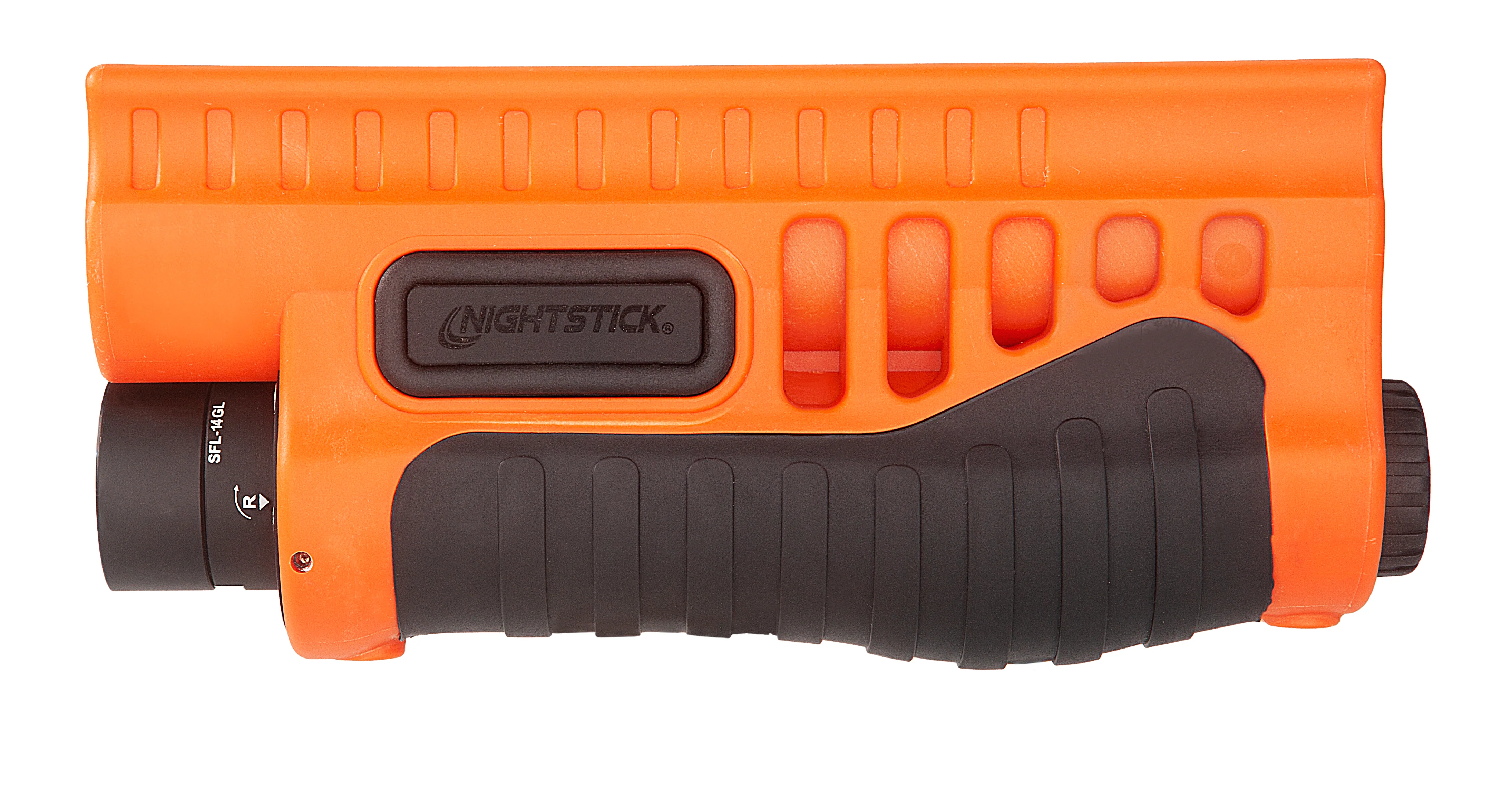SFL-14GL: Less-Lethal Orange Shotgun Forend Light with Green Laser for Remington® 870/TAC-14 - Image 4